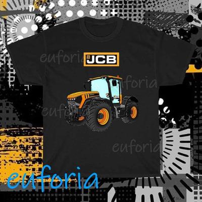 Jcb Tractor Active Logo T-Shirt Funny Size S To 5XL
