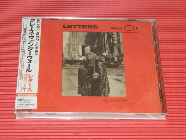 

[CD] JAPAN ONLY CD LETTERS VOL.1 WITH 2 BONUS TRACKS GRACE VANDERWAAL SICP-6233