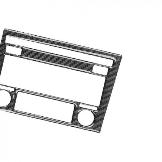 Carbon Fiber Center Console CD Panel Trim Cover For Lexus CT200h 2011-2017 TypeA