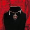 European & American Punk Heart Sword Pendant Necklace: Women's Hip Hop Streetwear, Sexy Clubbing Collarbone Chain, Trendy Retro Style.