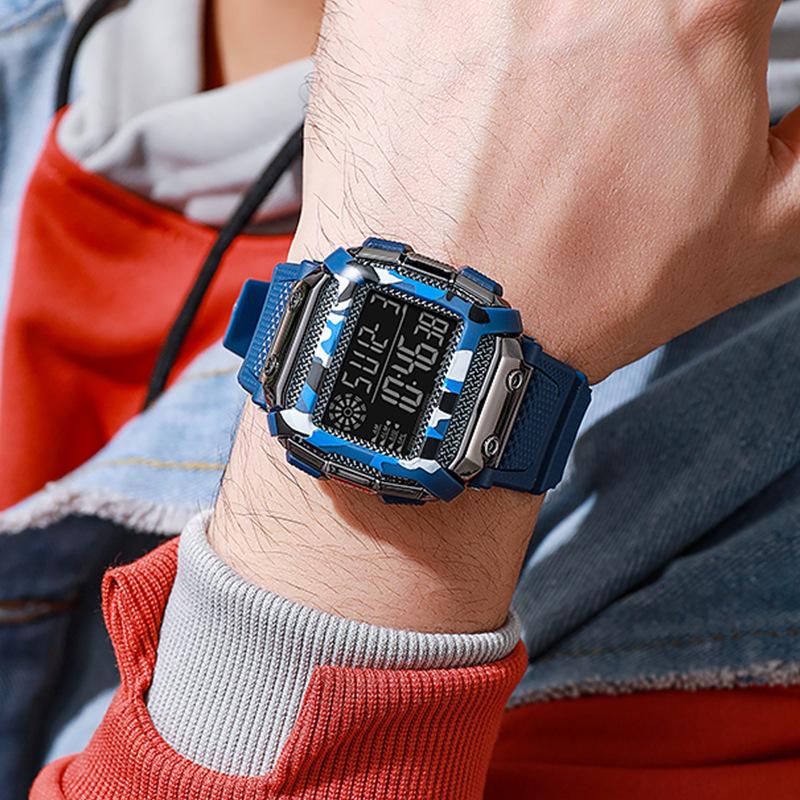 Neuer Outdoor-Trend Sportstil Mode -Verkauf von coolen elektronischen minimalistischen Design-Sinn Uhren für Teenager und Männer