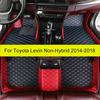 Car Floor Mats For Toyota Levin Non-Hybrid 2014 2015 2016 2017 2018  Auto Foot Pads Carpet Cover Interior Accessories
