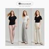Damen Strickhose mit geradem Bein für Freizeit