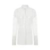 2023 Women's Sparkle Sequin Tops Shimmer Glitter Loose Party Shirt Button Down V Neck Blouse Clubwear Y2K Streetweatr