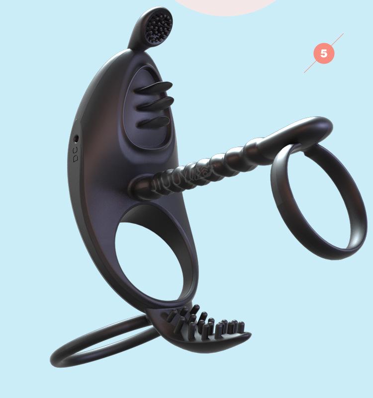 Verstellbarer Niedlicher Haustier-Sperrring für Männer & Paare - Vibrierendes Selbstbefriedigungs-Erwachsenenspielzeug