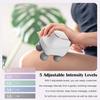 Electric Massager 4-Head Deep Muscle Relaxation Tissue 5 Adjustable Levels Rechargeable Vibration Device for Neck Back Shoulder