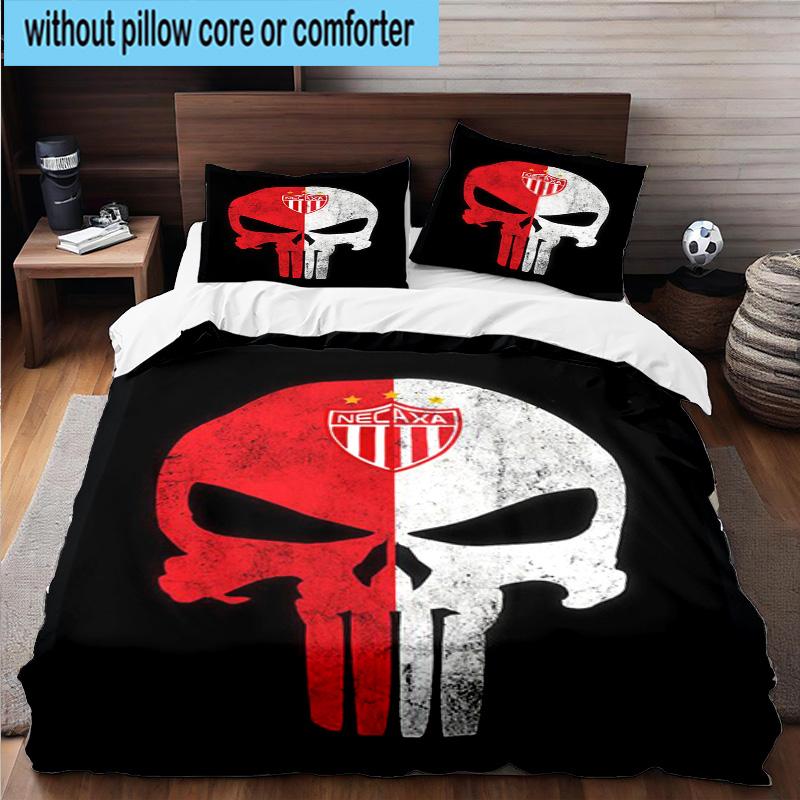 3pcs Soccer Player Printed Bedding Set Duvet Cover Closure Includes 1 Duvet Cover & 2 Pillowcases Bedding Sets Home Decor Gifts