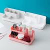 Multifunktions-Kosmetik-Desktop-Aufbewahrungsbox aus Kunststoff für Make-up