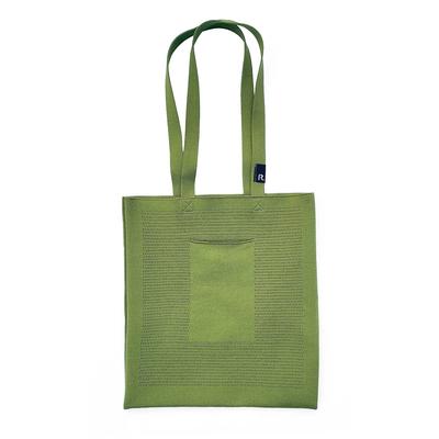 Strickstoff ohne Zwickel Einkaufstasche 6469 [Rootote] SC.A4_flat_ami-A (Olive)