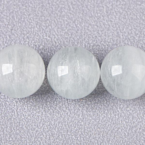 Fluorite Round Beads: Natural Crystal, Light Color, Rabbit Hair Luster – DIY Jewelry Accessories.