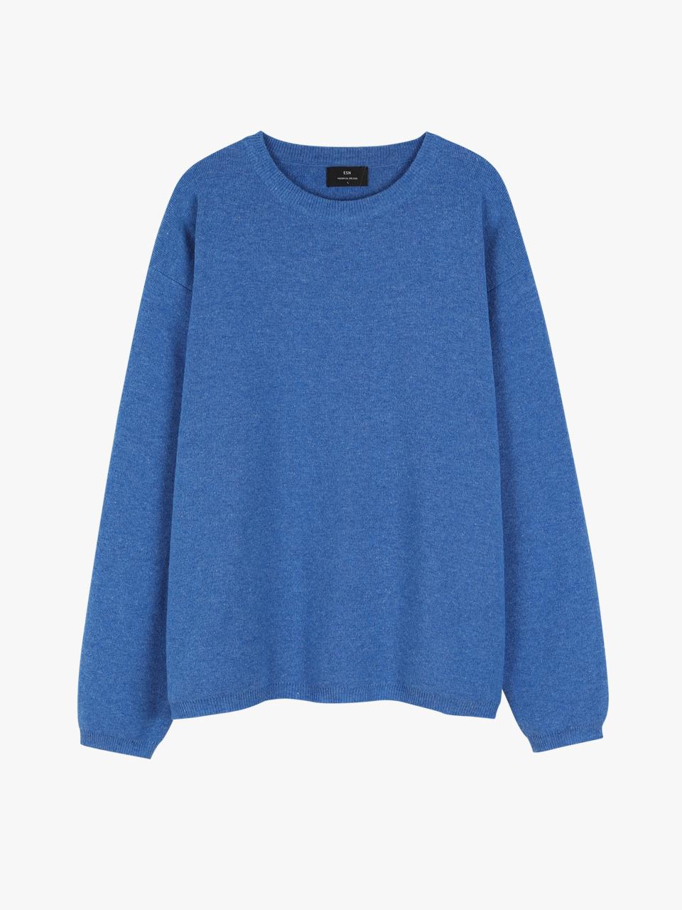 Iesn Soft Round Knit Blue Blue/L
