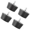 4PCS Rubber Vibration Dampers Sturdy Shock Absorbing Feet for Industrial Equipment Home Appliances Quiet Operations