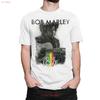 Bob Marley One Love T-shirt vintage Lavé Unisexe vêtements de designer Légèrement Élégant mode Haut Décontracté Pour le Port Quotidien homme