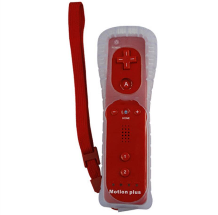 Silikon Kılıflı Wii Gamepad için Kablosuz Bluetooth Uzaktan Kumanda Hareket Sensörlü