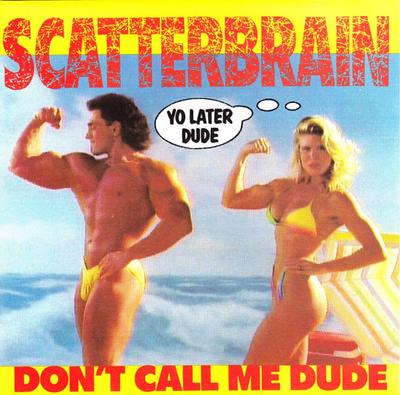 7inch Record SCATTERBRAIN - Don't Call Me Dude VOZ090 Virgin, Shock 1990 Australia Rock Used