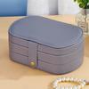 Anti-oxidation Multi-layered Jewelry Box PU Leather Jewelry Storage Box  for Home