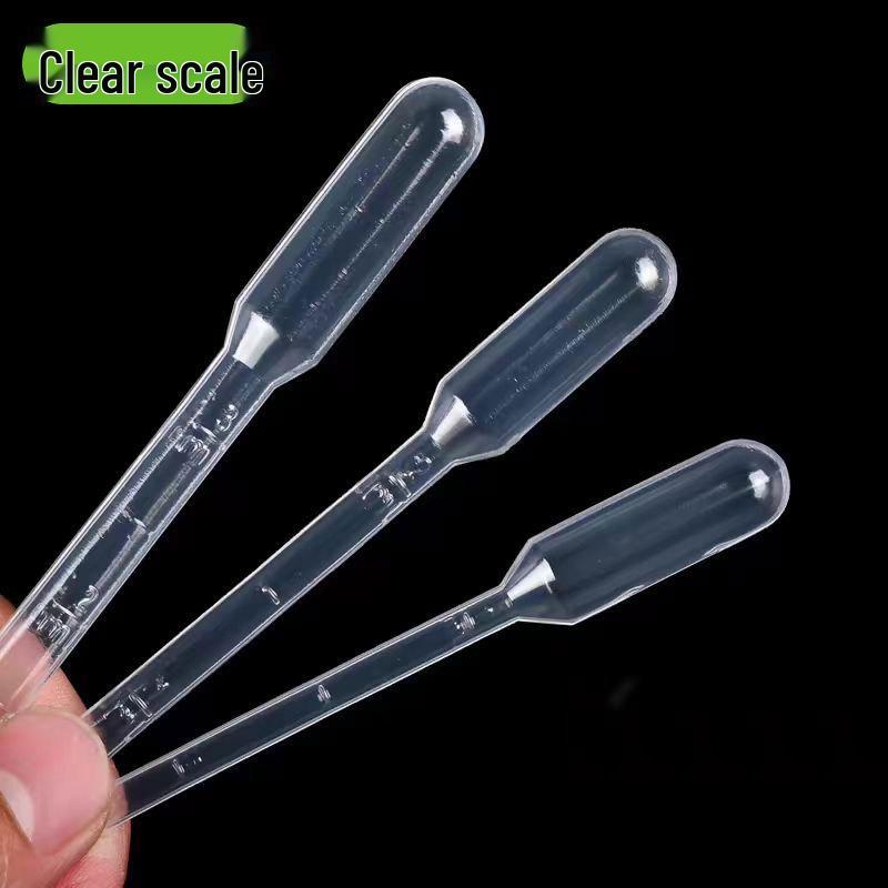 Sterile Einweg-Kunststoffpipette mit Einzelverpackung aus Papier-Kunststoff - 1 ml, 2 ml, 3 ml, 5 ml.