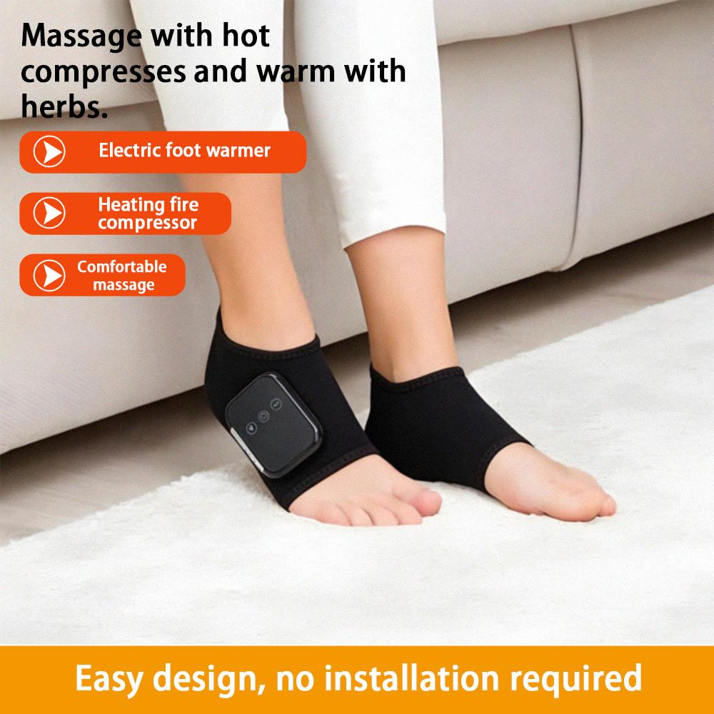 With 3 Vibration Modes Ankle Wrap Foot Massager Cordless Ankle Massager  Achilles Tendonitis
