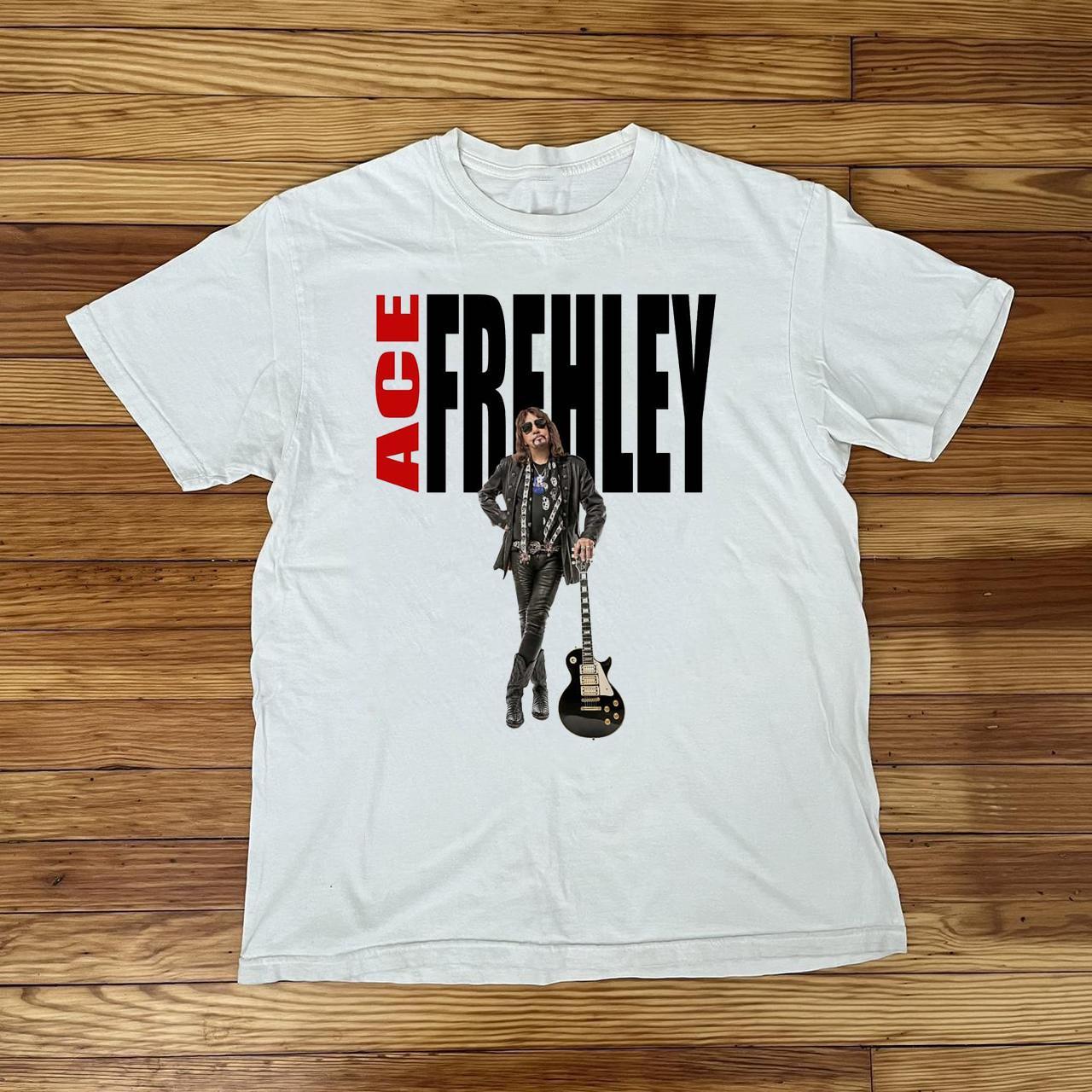 NEW Ace Frehley White T-shirt FULL size S-5XL Unisex HT369 S