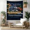 Seattle Seahawks Custom Your Name Wall Decor Tapestry Art For Pet Memorial Birthdaywedding Party Backdrop Family Gift