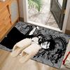 Dynamic Bruce-Lee Pose Rug Office Carpet Non-Slip Mat, Chair Rug Floor Covering for Gaming, Bedroom, Living Room , Home Decor Christmas Gift