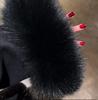2025 Autumn/Winter Korean Woolen Coat with Fur Sleeves - High-End Petite Long Coat