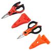 Outdoor Fishing Scissors with Serrated Blades for Line and Lead Cutting, PE Carbon Fiber Special Gear.