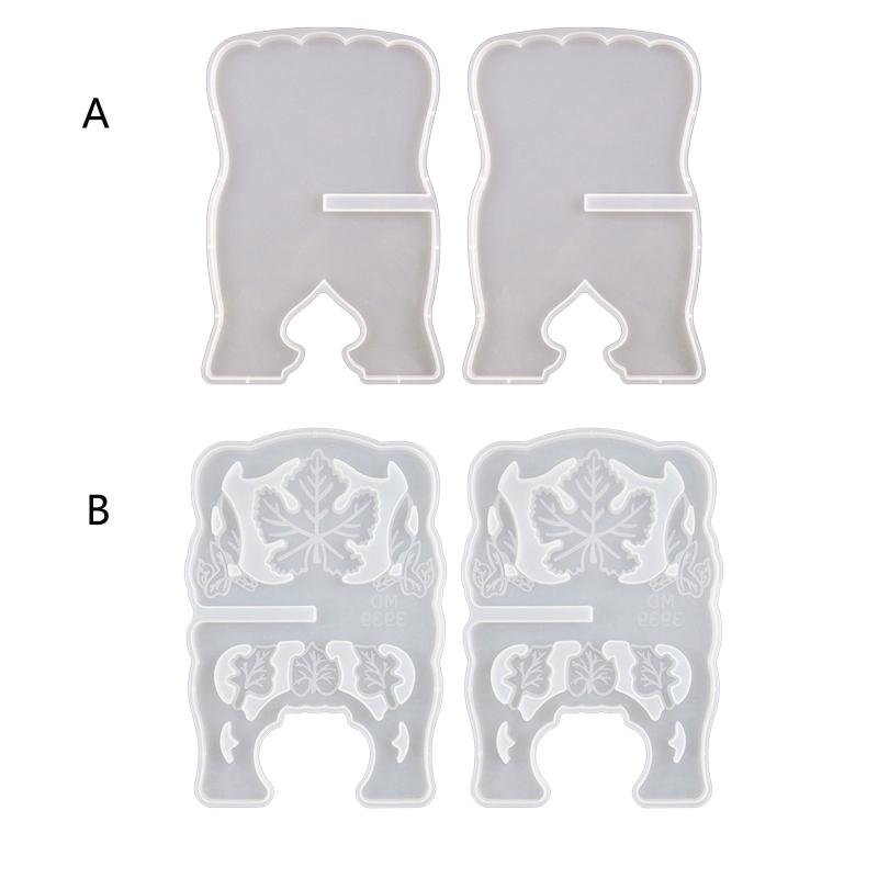 Folding Book Stand Silicone Mold Vintage Quran Intricate Carved Muslim Prayer Book Organizer Bookshelf for Home/Office