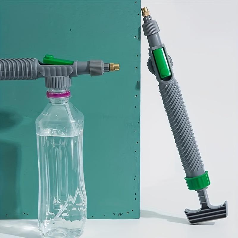 2Pcs High Pressure Air Pump Manual Sprayer Adjustable Drink Bottle Spray Manual Pull Rod Type Beverage Bottle Spray Gun