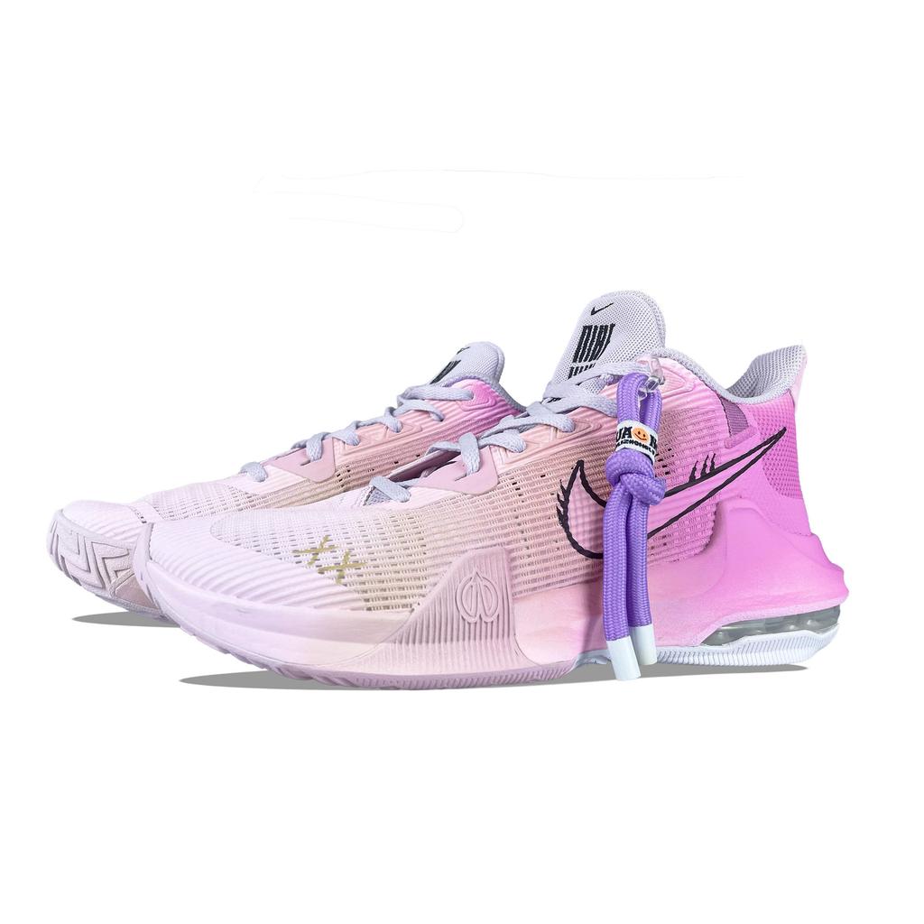 Nike Air Max Impact 3 Cushioning, Wear Resistant Low top Basketball Shoes Unisex Pink DC3725-101(Team761-)