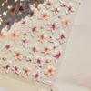 Charming Petal Flower Colorful Wildflowers Daisy Leaves 5D Relief Self Adhesive Nail Art Sticker Decoration Manicure Decal DIY