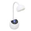 Gooseneck Nail Lamp Rechargeable Infrared Sensor LCD Screen LED Nail Light Dryer with 12 Light Chips for Home Use