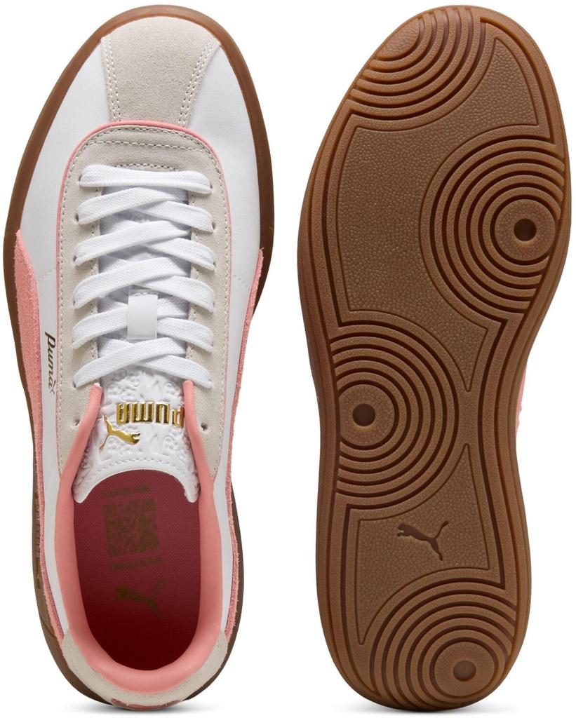 Puma Club Klassika Women Sneakers White/pink Fruit/evaporating Gray
