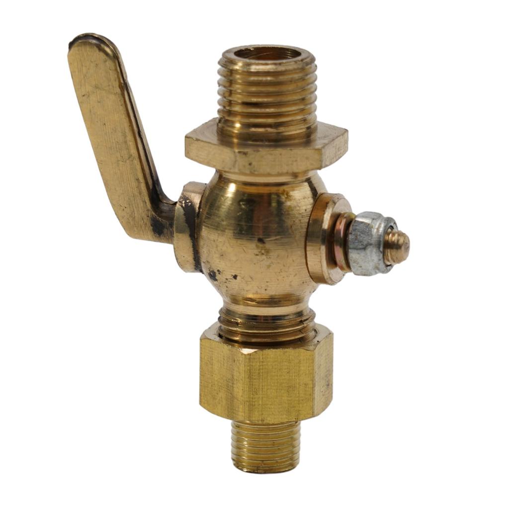 Brass Petcock 1/8"-1/4" Fuel Tap Suitable for Vintage Motorcycles