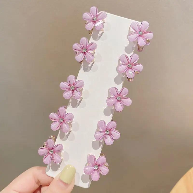 2023 Summer Camellia Mini Hair Claw Clip for Girls