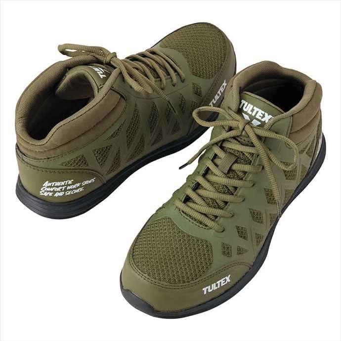TULTEX Unisex Adult AZ51666 Safety Shoes, Middle Cut, Resin Toecap, Lightweight, Cushioning, 3E Safety Shoes, Work Shoes