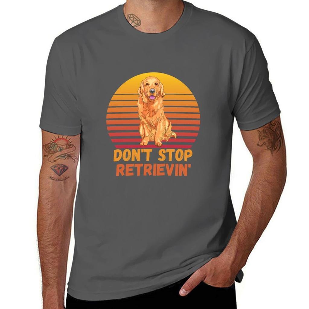 Golden Retriever Funny Quote Cartoon Golden Retriever Tshirt Christmas Casual Tee Shirt