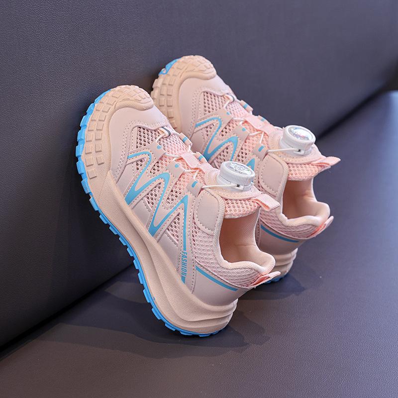 Summer 2026 Girls  Breathable Mesh Running Shoes for Kids 26