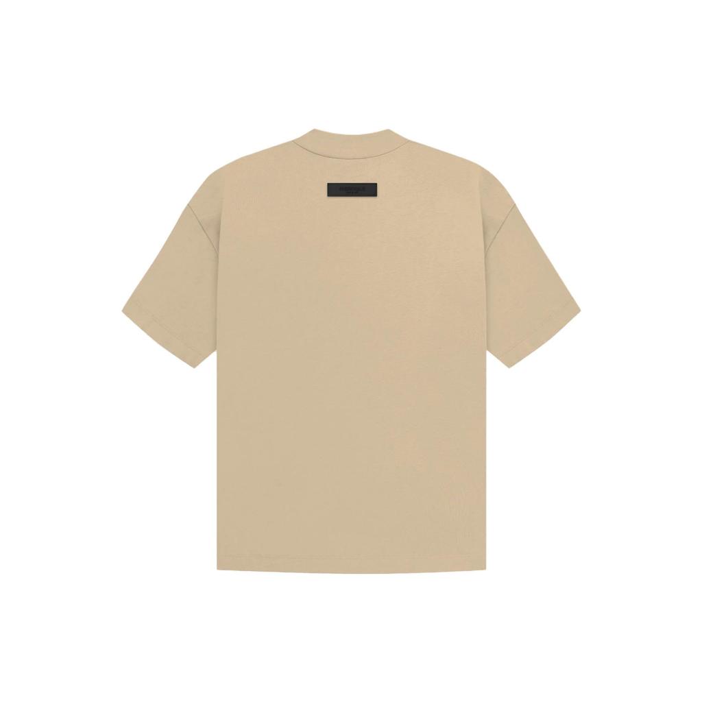 Fear of God Essential Short Sleeve T-Shirt Women Tops Sand FOG-SS23-224