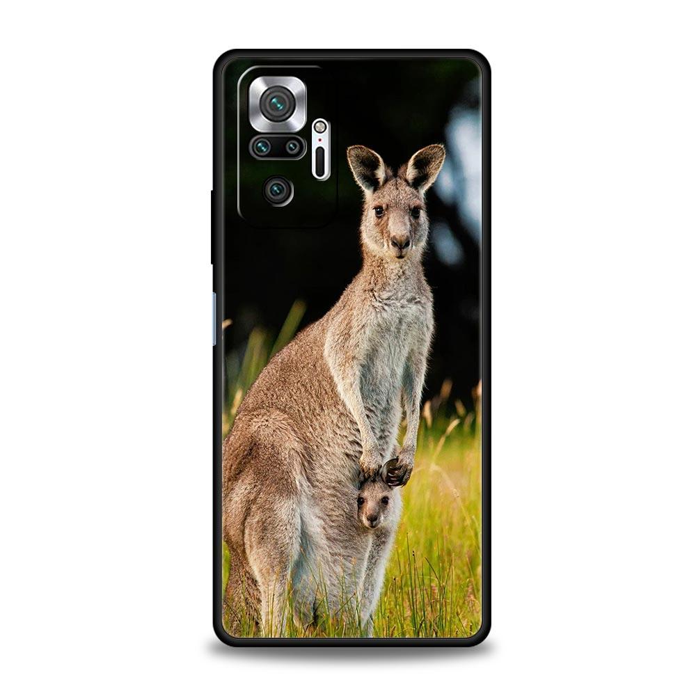 

Чехол для телефона для Xiaomi Redmi Note 14 13 12 Pro Plus 5G 9S 9 10 11 4G 14C 13C 12C 10C 9C 9A Мягкий чехол Сильный Кенгуру Redmi 9C