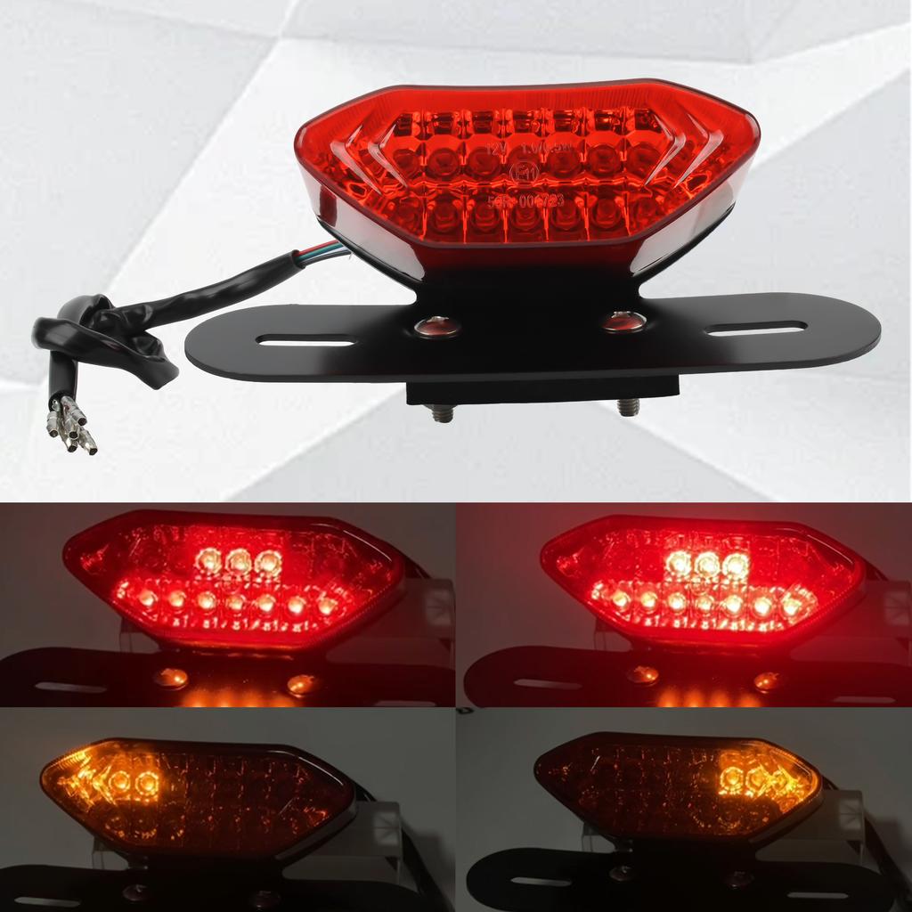 Universal Motorcycle Multi-Function Brake Tail Light For Harley Honda Jialing Cafe Racer DirtBike Turn Signal Modification Parts