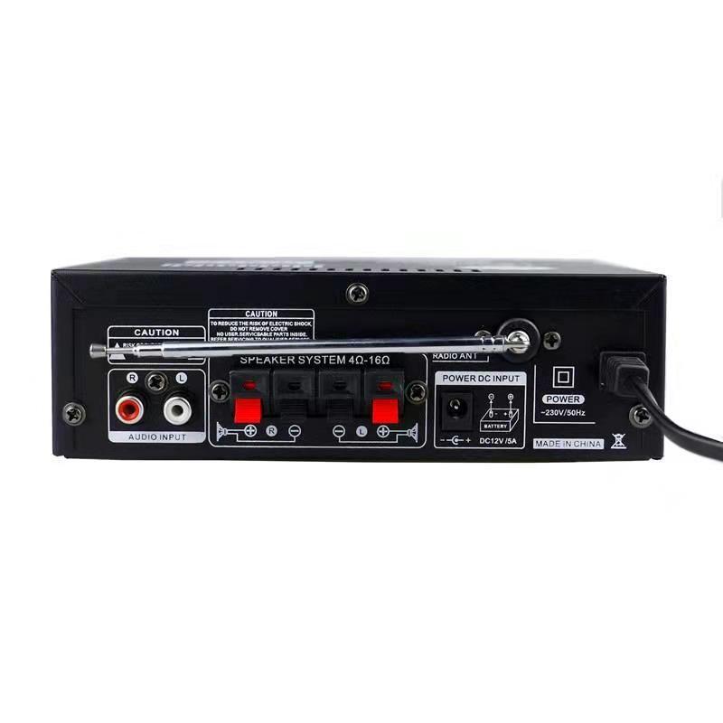 BT-298A Mini Portable Car Power Amplifier 12V Bluetooth HIFI Audio Amplifier Home Cinema Stereo Speaker 18X13.6X5.5CM