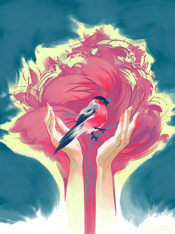 Tam Yuvarlak Elmas Nakış Çizgi Roman Hayvanlar Diy 5D Elmas Boyama Karikatür Soyut Portre Taklidi Duvar sanat posterleri