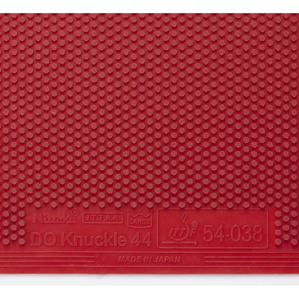 Nittaku Table Tennis Rubber Donnuckle 44 Large Variety Ball, Type, NR-8578, Red, Ultra-Thin
