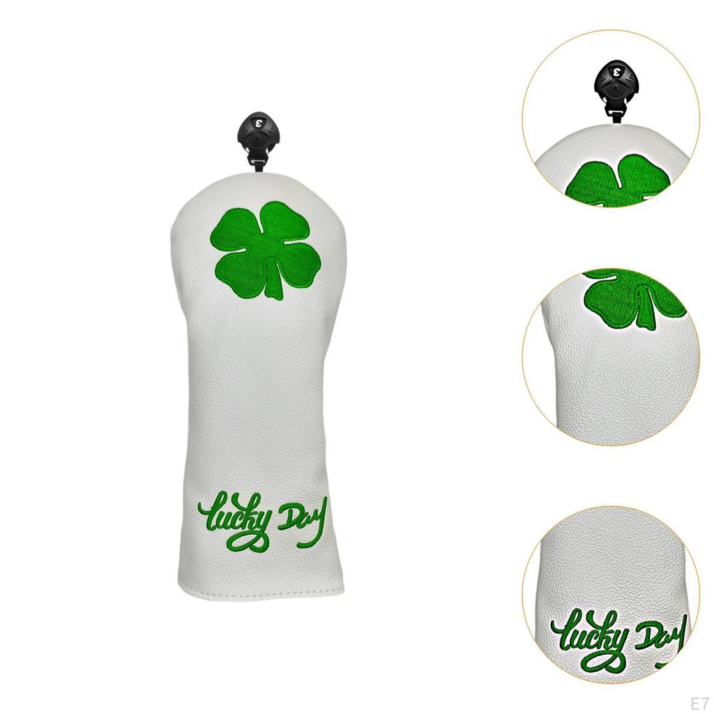Golf Club Head Cover Accessories Training Supplies, Lightweight Portable Wear Resistant PU Leather