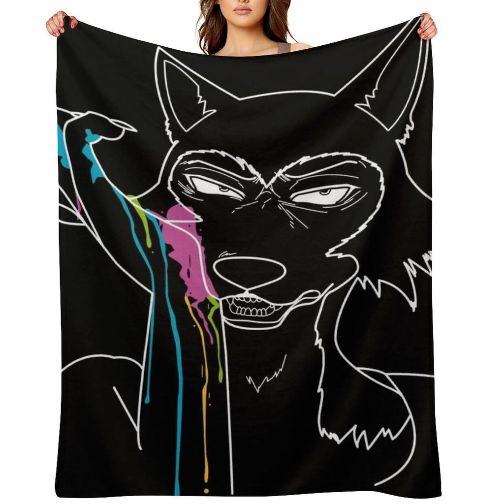 Paint Throw Blanket Luxury Thicken Furry sofa bed Comforter Blankets