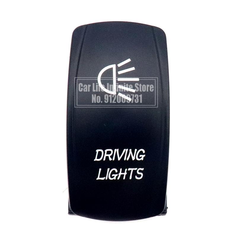 

12 В 24 В 20 А автомобильный лодочный тумблерный переключатель водонепроницаемый синий светодиодный свет 5/7 контактов ВКЛ-ВЫКЛ SPST для морского квадроцикла, автомобиля, грузовика, прицепа, автофургона
