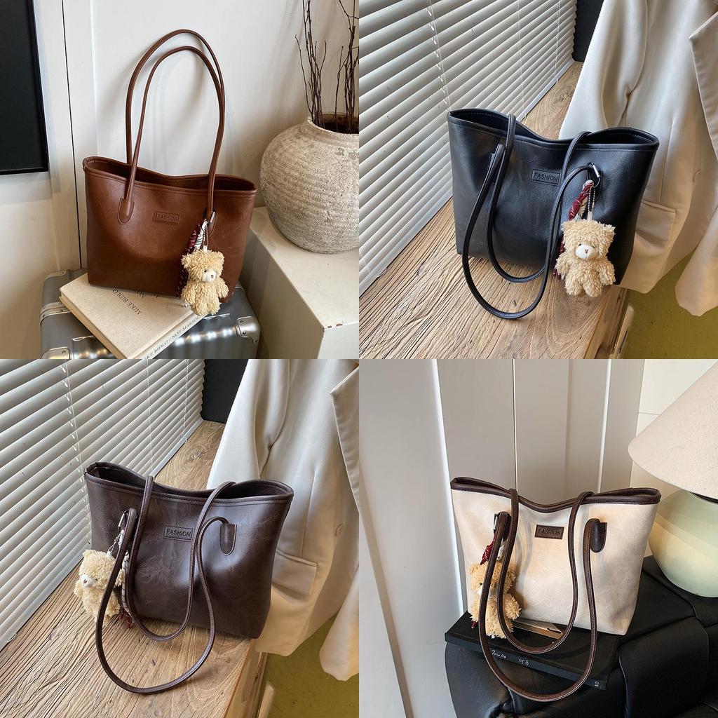 Street Style Large Capacity Womens Tote Bag With Zipper Closure And Internal Phone Pocket