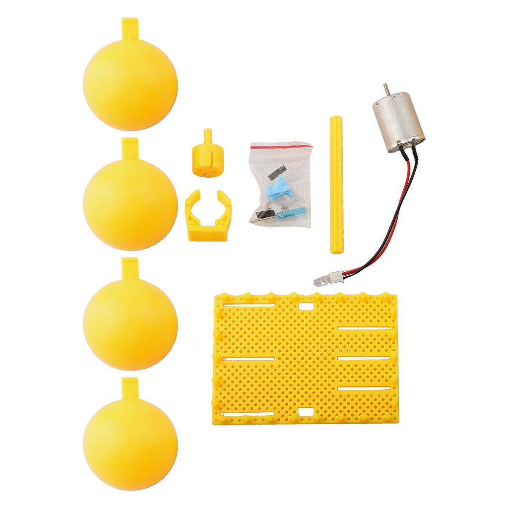 Wind Turbine Generator Kit with DC Brushless Motor Holder Blades for DIY Science Learning Wind Power Educational Projects