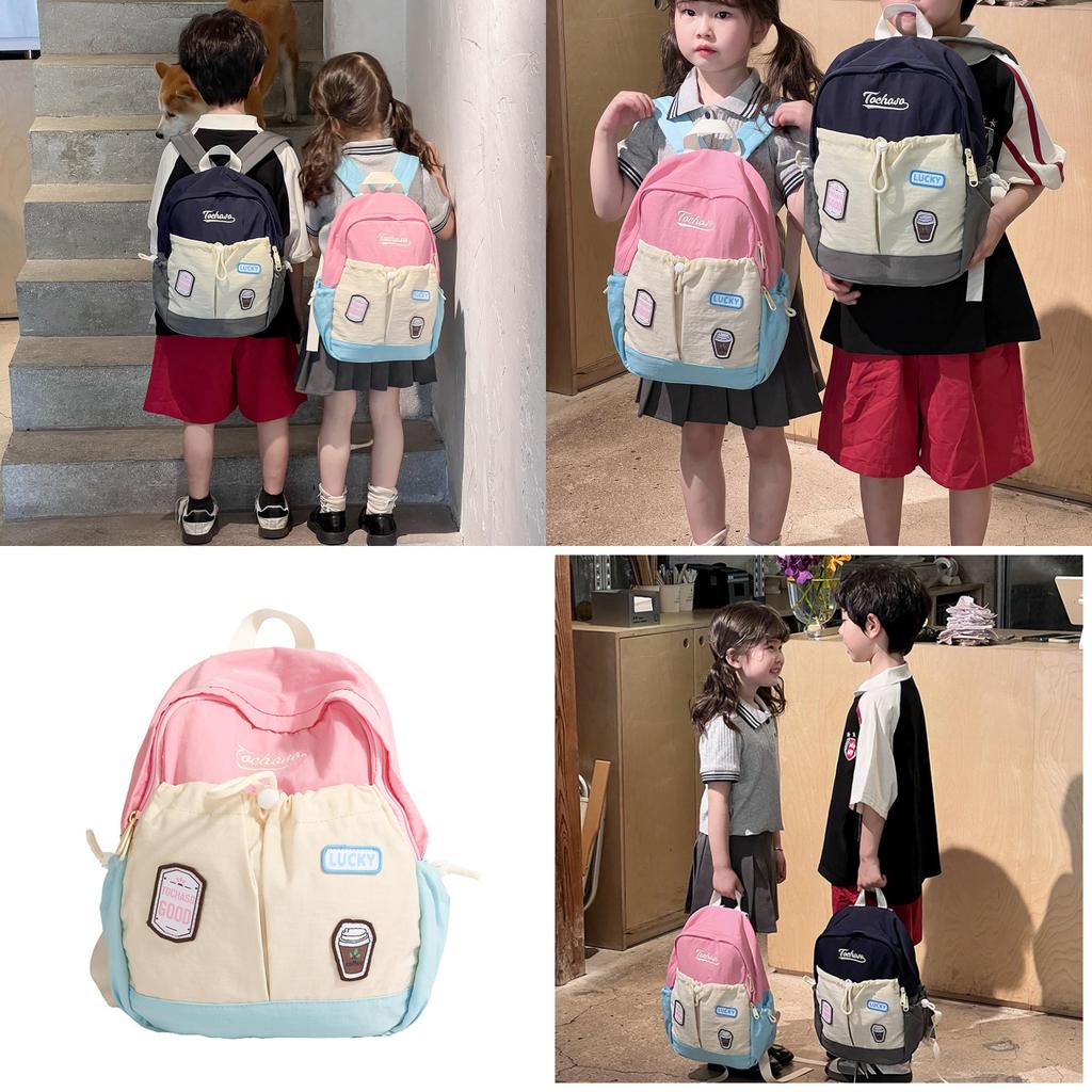 Kids School Backpack For Toddlers With Nylon Material And Curved Shoulder Straps For Preschool And Daycare